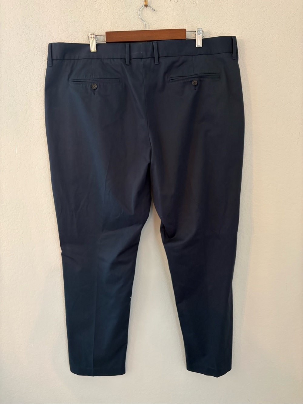 Mens Bononos Monday Slack Dress Pants Weekday Warrior Navy Athletic Fit 40X32 - Picture 2 of 9